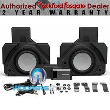 ROCKFORD FOSGATE X317MAX-RSS DUAL REAR 10" SUBWOOFERS KIT CAN AM MAVERICK X3 NEW