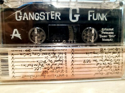 Gangster G Funk Vol 1 Cassette Norte Rap San Jose Super Rare 