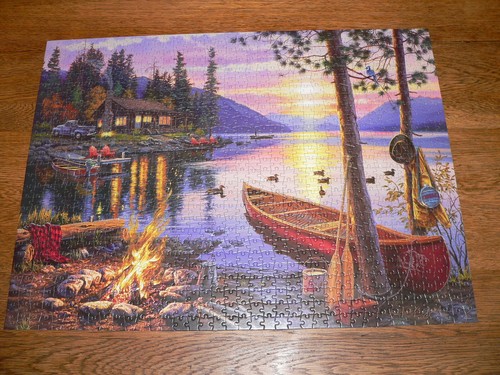 buffalo games darrell bush canoe lake 1000 piece jigsaw puzzle