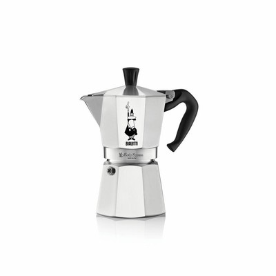 Bialetti espresso maker Moka Express 6 cups espresso aluminum silver 270 ml