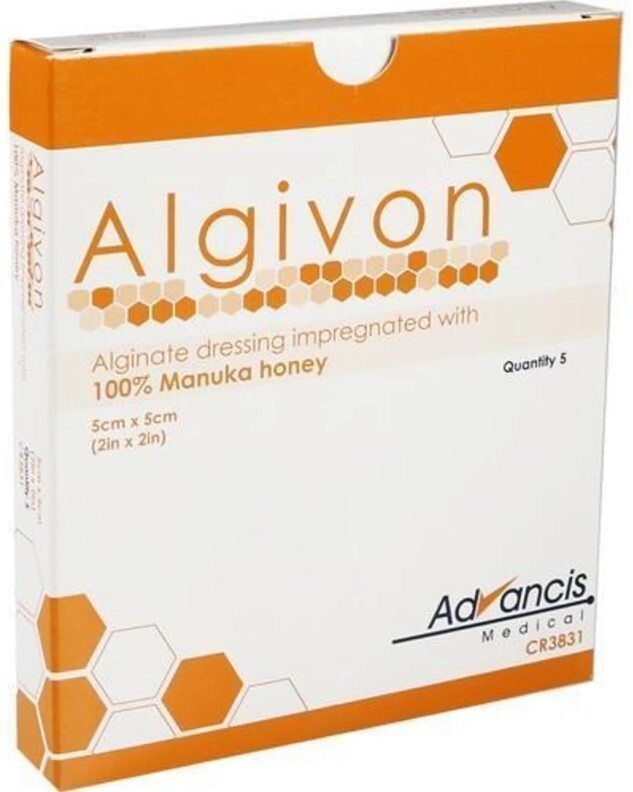 Advancis ALGIVON 5x5cm 5 Stk. Manuka Honig PZN 8840260 REF CR3831 Neu & OVP