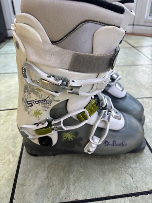 Dalbello Krypton Storm Ski Boots Women's Size 9.5 White Green Flex 75 - 105