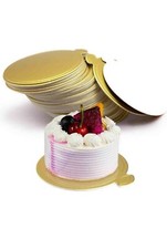 Round Golden Cardboard Cake Base,100PCS Paper Plates Circle 3.5x 4 . C5