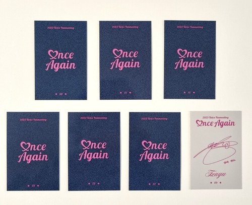 TWICE 8th Anniversary Fan Meeting ONCE AGAIN MD Trading Card Photocard + Benefit - Picture 92 of 160