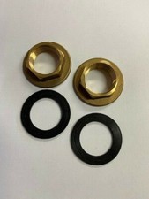 2 x Brass Back Nut & Washer 3/4'' (For Bath Tap Only)
