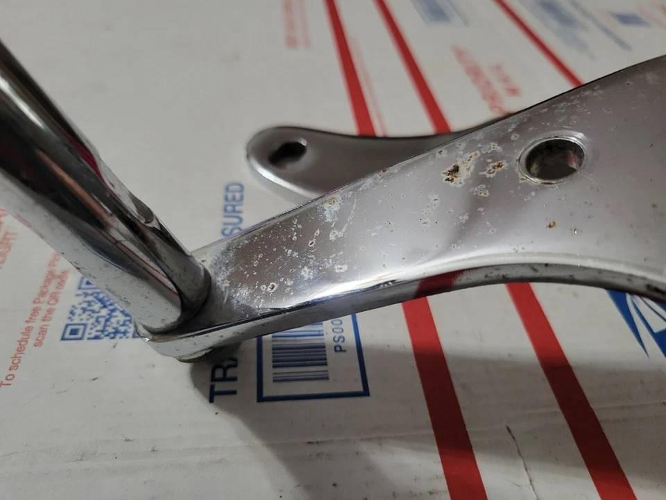 Harley Davidson JB JayBrake Highway Clavija Montaje Soportes Chopper Bobber Jay Cromo Foto 3 de 4