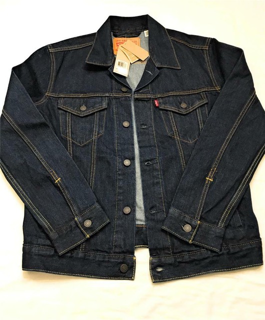 Levi's Men's Indigo Trucker Jacket Size Medium B20 for sale online | eBay