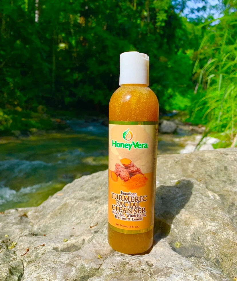 Turmeric Vitamin C Face Wash for Dark Spots & Brightening 8oz