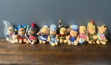 Disney Store WINNIE THE POOH Themed Bean Bag Stuff Animal Lot of 10 NWT