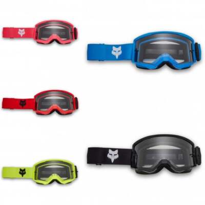 FOX Racing MX | MTB Jugendbrille - MAIN CORE (Fluo Pink) klare Gläser