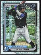 2024 Bowman Chrome #BCP-196 Andres Valor Prospects Mojo Refractors