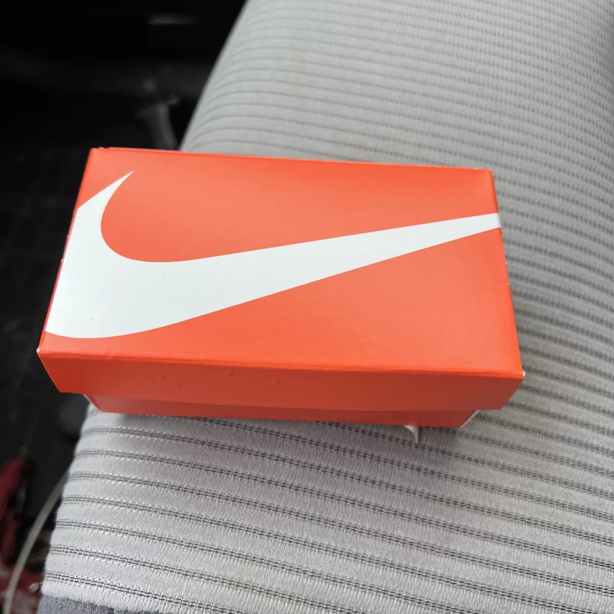 Nike Mini Shoe Box Used For Gift Cards EMPTY BOX ONLY Orange eBay