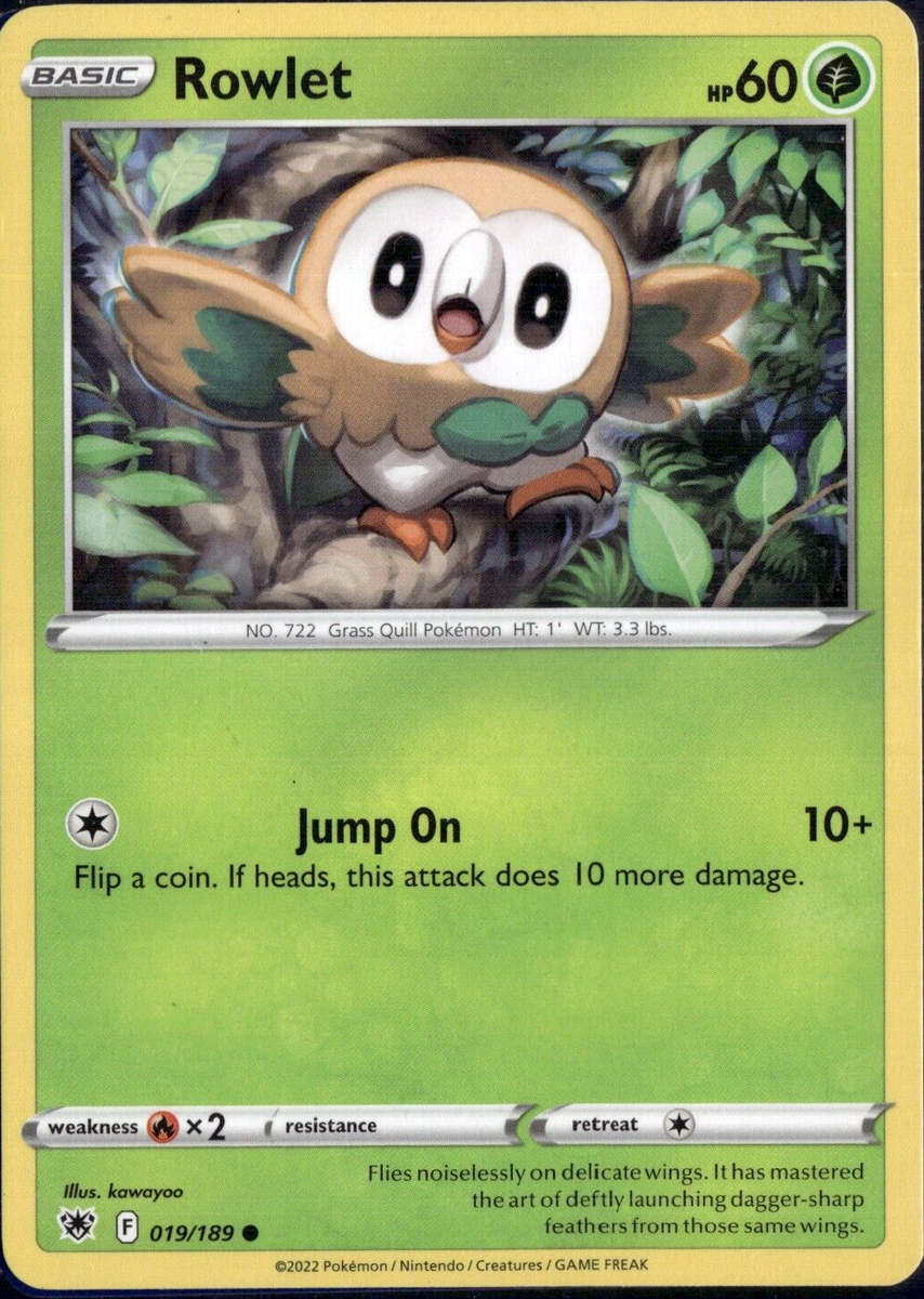 Rowlet 019/189 Pokemon TCG Pokemon