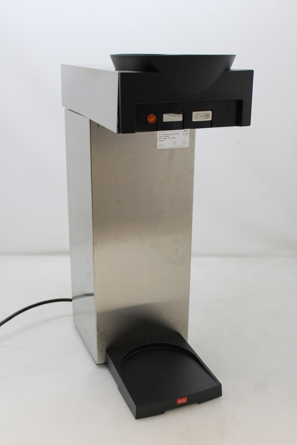 Melitta 20347 Filterkaffeemaschine für Isolierkannen 170 MT 2,2L Edelstahl Schwa