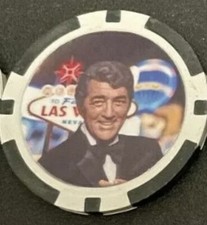 FICHAS DE CASINO DEAN MARTIN / SANDS HOTEL - MARCADOR DE PELOTA DE GOLF / FICHAS DE PÓKER