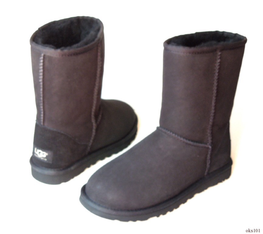 UGG Australia Classic Short Black 5825 BOOTS Womens 6 for sale