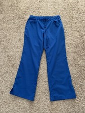 Grey  s Anatomy Drawstring Scrub Pants Royal Blue 4232 P Size Small Petite SP