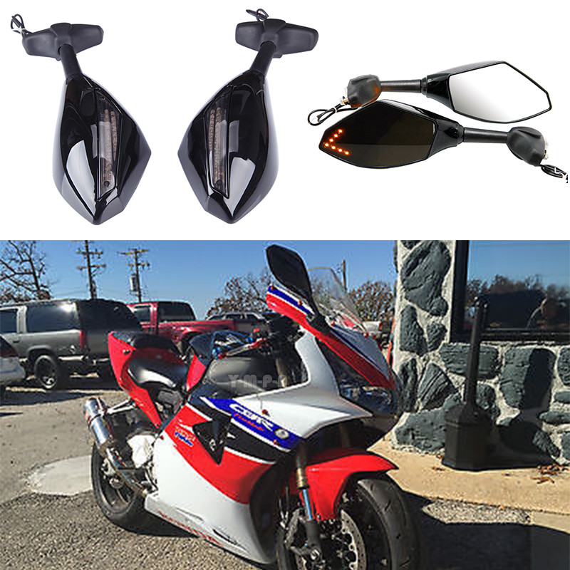 SUZUKI Motorcycle LED Turn Signal Mirrors For Honda CBR 600 F4i