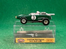 ROAD RACE REPLICA CUSTOM REPCO BRABHAM, GREEN # 3, RRR SLIM LINE CUSTOM WHEELS