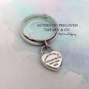 tiffany heart tag ring