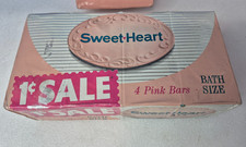 Vintage Purex Sweet Heart Pink Beauty Soap -  4 Regular Pink Size Bars