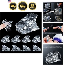 Nail Tip Clips Gel Nail Clips False Nail Tips Nail Art Tools 10Pcs