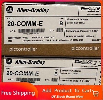 2022 New SEALED Allen Bradley 20-COMM-E /B ENet/IP to DPI Communication 20COMME