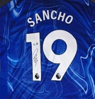 🔥 Chelsea Nike Jersey Signed Jadon Sancho #19 Beckett Authenticated Soccer