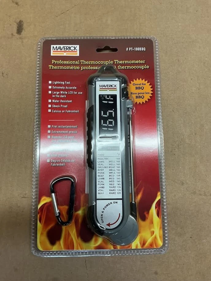 MAVERICK Pro-Temp Commercial Smoker BBQ Probe Meat Thermometer