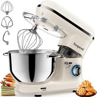 Stand Mixer, Vospeed Food Mixer Dough Blender, 6.2L 2000W Electric Cake Mixer