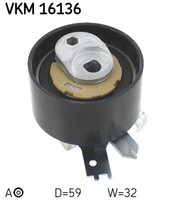 SKF Spannrolle Zahnriemen VKM 16136 FüR Clio Dacia Infiniti Citan Mercedes W176