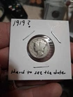 1919 Mercury Dime Hard To See The Date