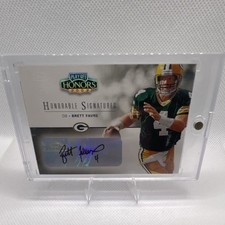 Playoff 2002 Honors Honorable Signatures Brett Favre Auto HS-21 Packers