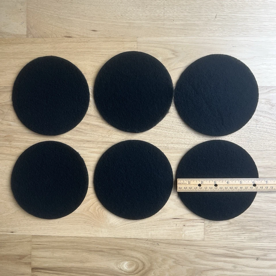 6 Stück Kohlefilter für Küche Kompost Eimer 6-3/8 Zoll Durchmesser x 3/16" Dicke