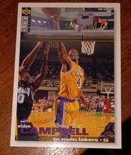 Upper Deck 95-96 Collector's Choice Elden Campbell #93 Los Angeles Lakers Card