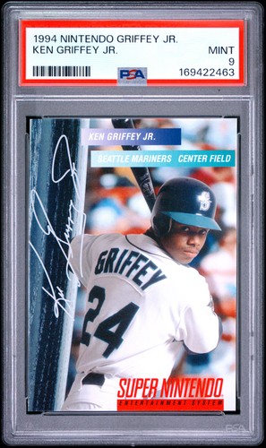 1994 NINTENDO KEN GRIFFEY JR. KEN GRIFFEY JR. PSA 9