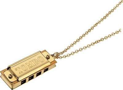 TOMBO Baby Mundharmonika Anhänger Typ Gold Nr.1204KN