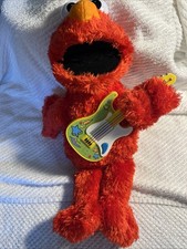 Elmo Rock And Rhyme Guitar Sesame Street Talking And Singing 17 Inch Plush Toy