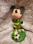 Disney Parks Mickey Mouse Soccer Football bobblehead Green & Yellow HTF