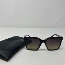 QUAY Australia Level Up Polarized Oversized Square Sunglasses - Tortoise/Smoke