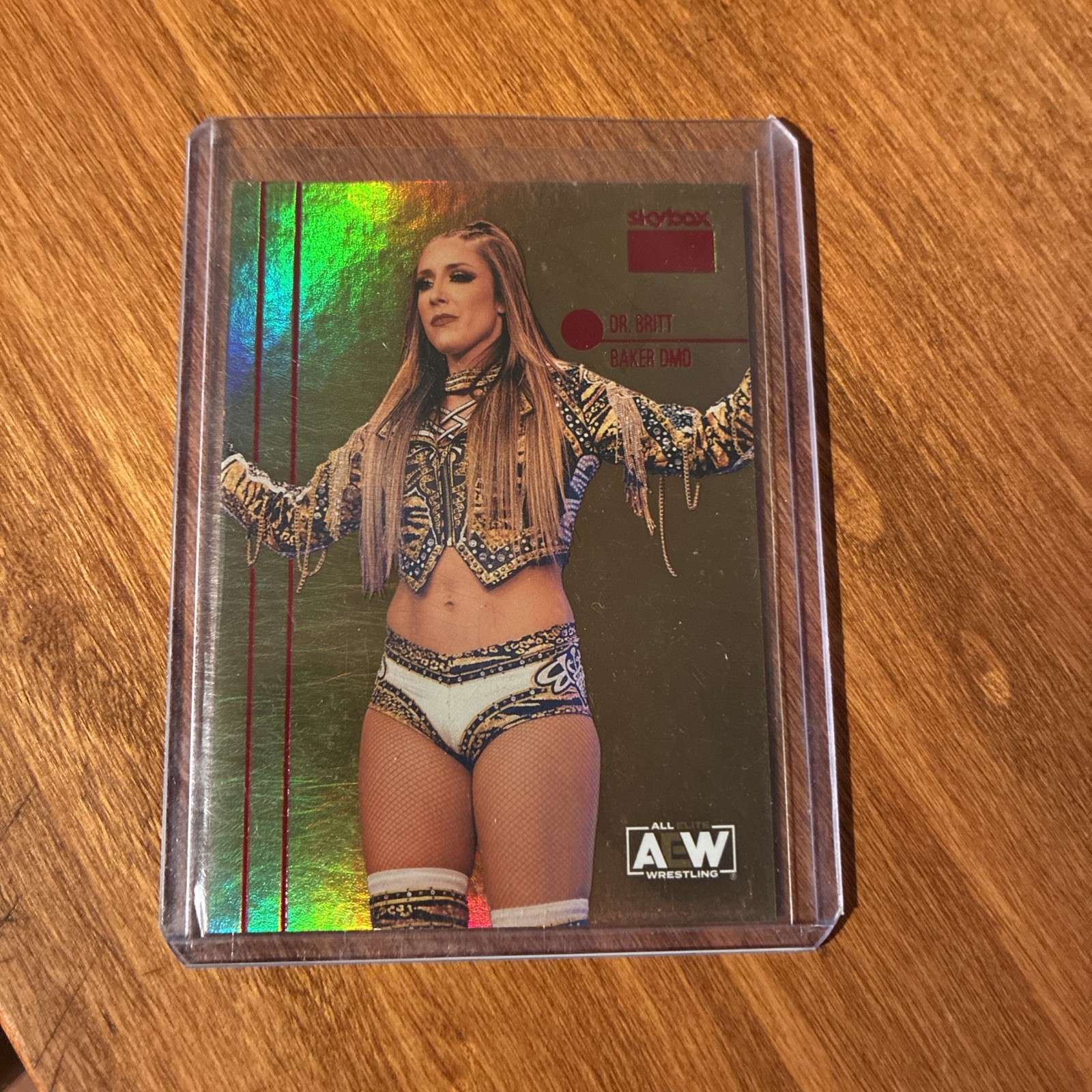 PP-13 DR BRITT BAKER DMD 2022 SkyBox AEW Metal Universe PREMIUM