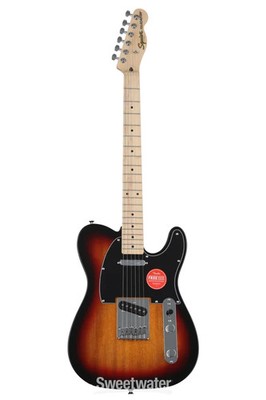 Squier Affinity Series Telecaster Electric Guitar - 3-Color Sunburst with Maple