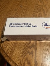 Konideke 18in F15T12 Fluorescent Light Bulbs 4 Pk
