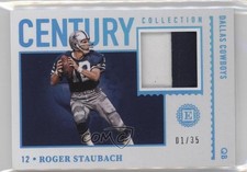 2021 Panini Encased Century Collection Sapphire 1/35 Roger Staubach HOF uk2