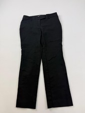 LOFT Pants Womens 6P Black Marisa Straight Leg Twill Stretch Dress Work Office