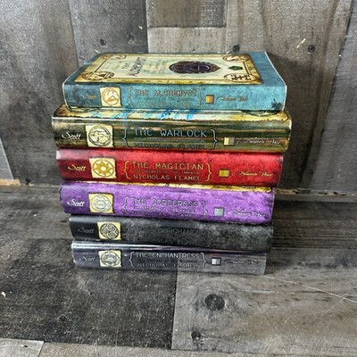 Secrets of the Immortal Nicholas Flamel Series 1-6 set Scott HB & PB
