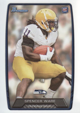 2013 Bowman #193 Spencer Ware RC - FB