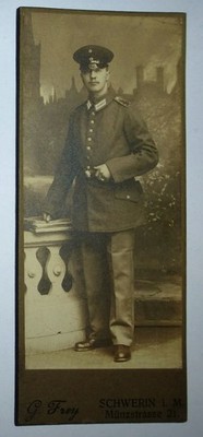 Schwerin Mecklenburg Großherzgl. Grenadier Regt.89 Soldat Hintergrund Schloss WK