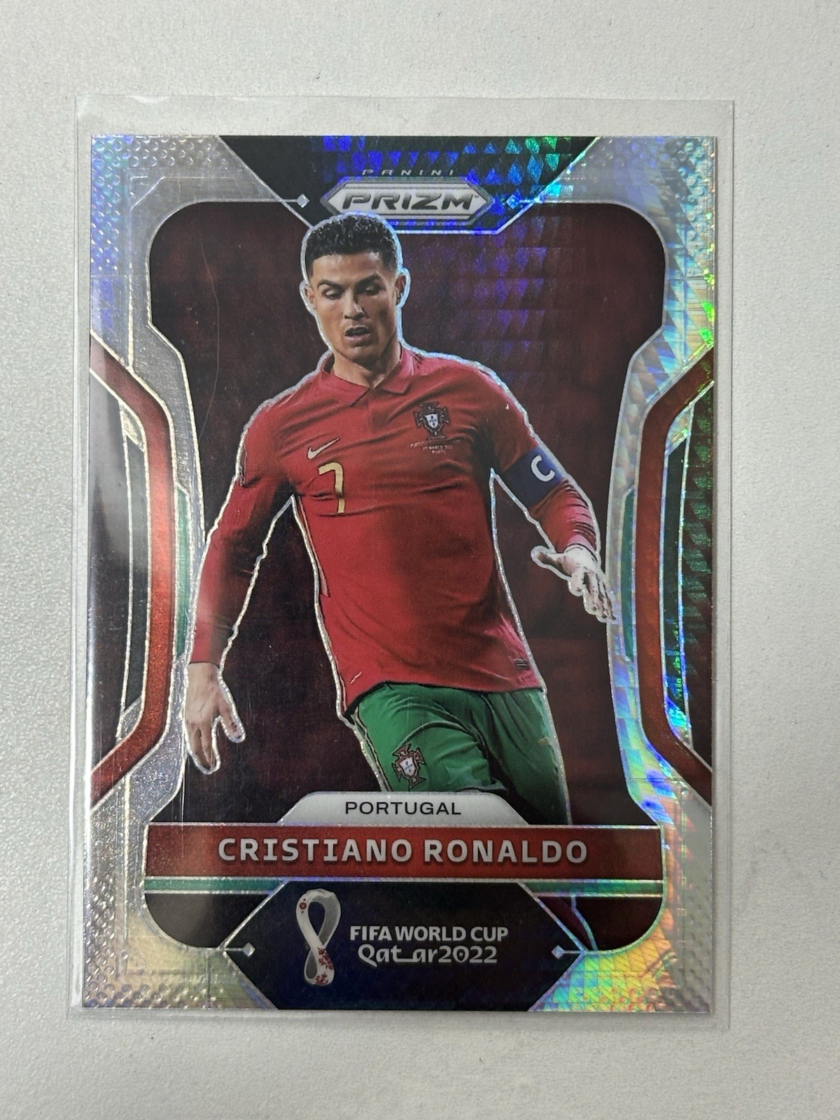 2022 Panini Prizm World Cup Qatar - Cristiano Ronaldo #175 Hyper Prizm