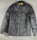 Volcom Utility Puffer Jacket Pockets Collar Black Skater Snowboard Men’s XL